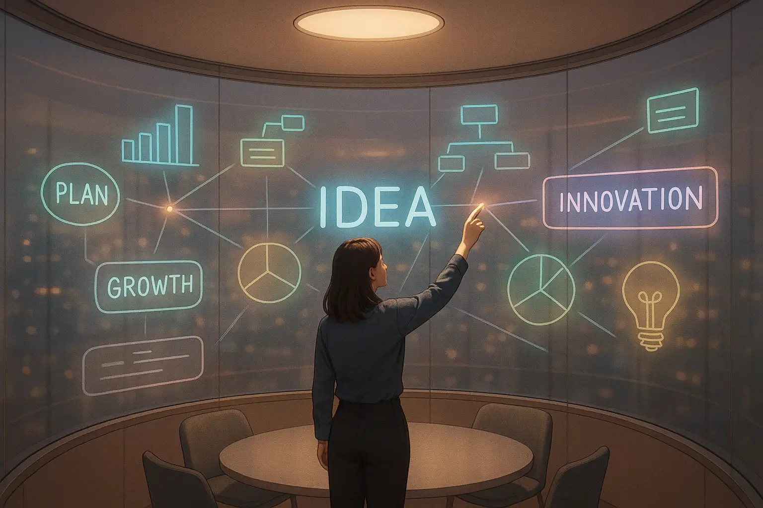 usefullabs 쓸모랩의 혁신적인 팀워크와 접근 방식을 보여주는 사무실 이미지